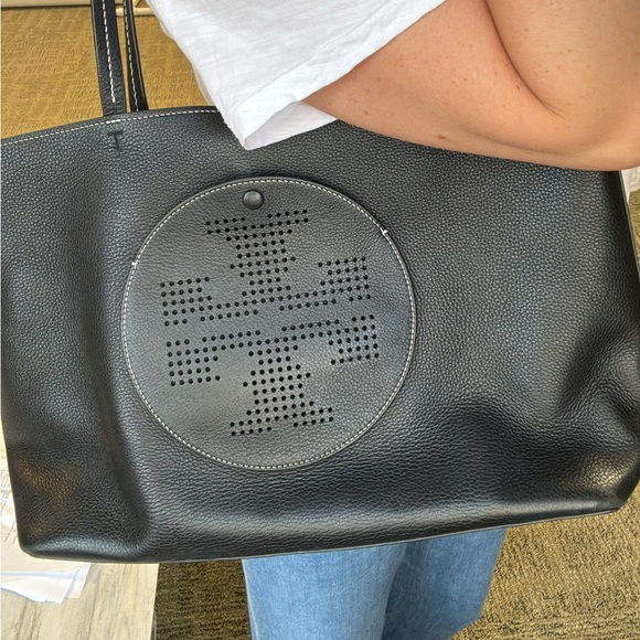 Tory Burch Perforated Tote - Picture 1 of 1